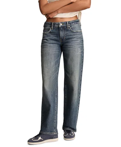 Lucky Brand Women's The Baggy Low Rise Jeans In Blue