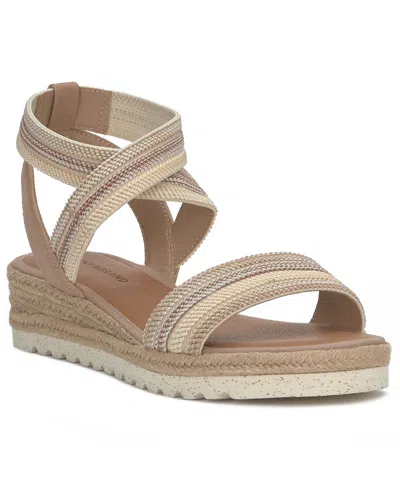 Lucky Brand Women's Thimba Espadrille Wedge Sandals In Neutral