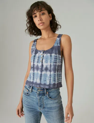 Lucky Brand Women's Waffle Boy Tank In Multi