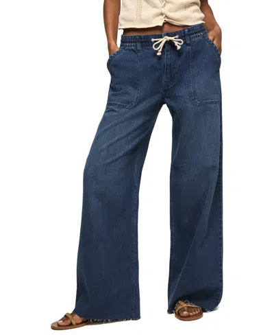 Lucky Brand Women's Wide-leg Jeans In Blue