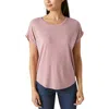 Lucky Brand Sandwash Dolman T-shirt In Pink