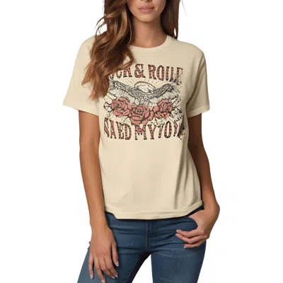 Lucky Brand Womens Embellished Cotton Graphic T-shirt In Multi