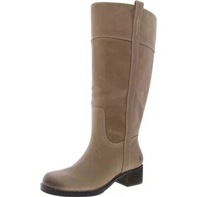 Lucky Brand Womens Extra Wide Calf Leather Knee-high Boots In Multi