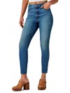 LUCKY BRAND WOMENS HIGH-RISE ANKLE SKINNY JEANS