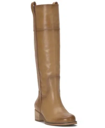 Lucky Brand Womens Hybiscus Knee High Riding Boots Regular Wide Extra Wide Calf In Brown