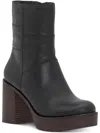 LUCKY BRAND WOMENS LACELESS LEATHER ANKLE BOOTS