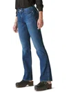LUCKY BRAND WOMENS MID-RISE DARK WASH BOOTCUT JEANS