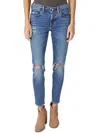 Lucky Brand Womens Mid Rise Medium Wash Skinny Jeans In Blue