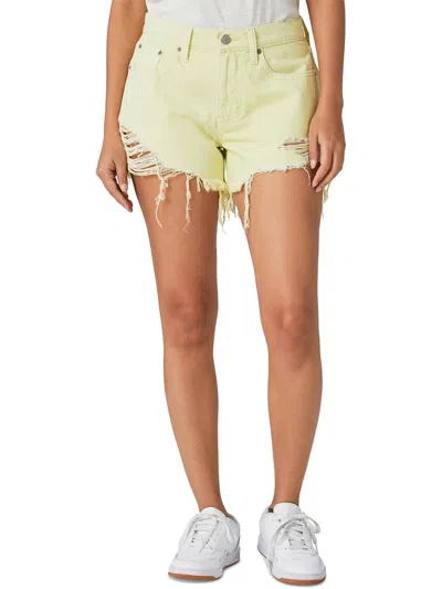 Lucky Brand Womens Mini Frayed Hem Cutoff Shorts In Multi