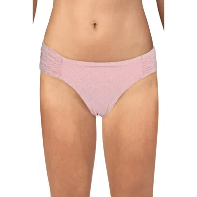 Lucky Brand Womens Printed Bikini Swim Bottom Separates In Pink