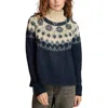 Lucky Brand Womens Printed Knit Mock Turtleneck Sweater In Multi