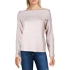 Lucky Brand Womens Ribbed Trim Knit Pullover Sweater