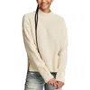 Lucky Brand Waffle Stitch Mock Neck Sweater In Multi