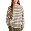 Lucky Brand Cotton Blend Turtleneck Sweater In Multi