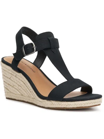 Lucky Brand Womens Wedge Platform Espadrilles In Multi
