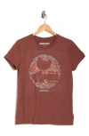 LUCKY BRAND LUCKY BRAND WOODSTOCK CIRCLE GRAPHIC T-SHIRT