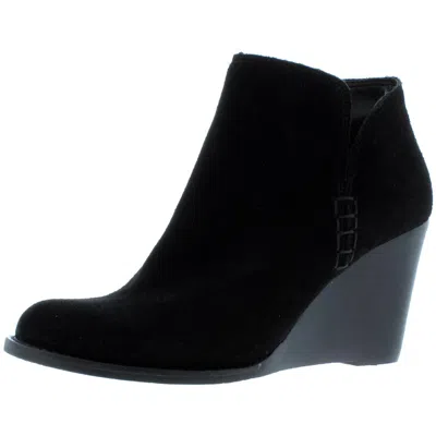 Lucky Brand Yimme Womens Suede Fashion Ankle Boots In Black