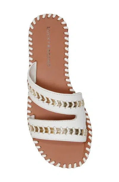 Lucky Brand Zanora Slide Sandal In White