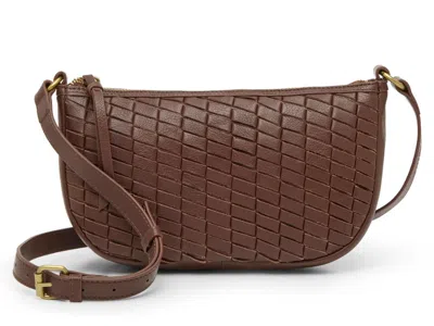 Lucky Brand Ziah Leather Crossbody Bag In Brown