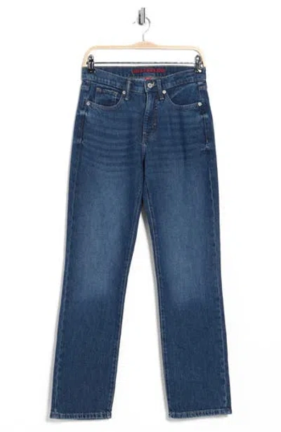 Lucky Brand Zoe High Waist Straight Leg Jeans In Blue