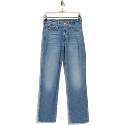 Lucky Brand Zoe High Waist Straight Leg Jeans In Blue