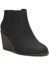 Shop Lucky Brand Zorla Womens Wedges Ankle Mid-calf Boots In Grey