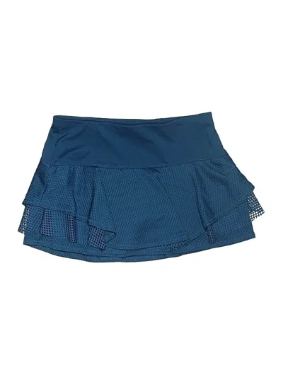 Pre-owned Lucky In Love Active Skort In Blue
