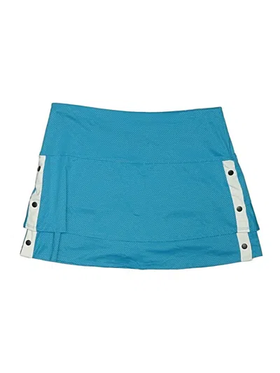 Pre-owned Lucky In Love Active Skort In Blue