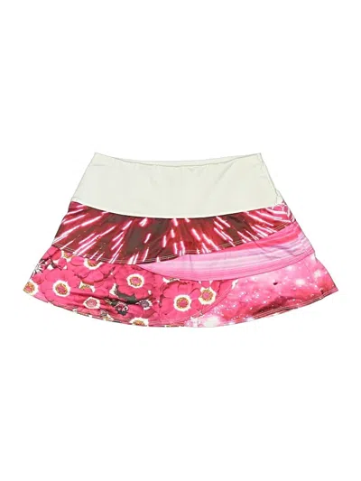 Pre-owned Lucky In Love Active Skort In Pink