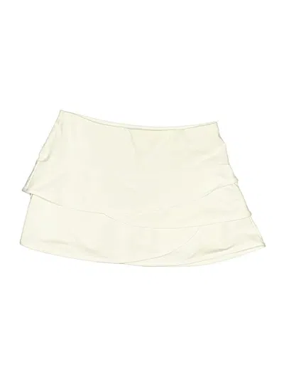 Pre-owned Lucky In Love Active Skort In White