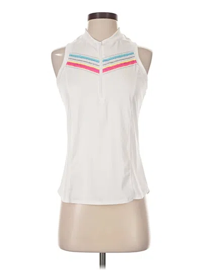 Pre-owned Lucky In Love Active T-shirt In White