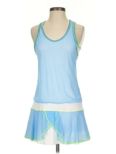 Pre-owned Lucky In Love Casual Dress In Blue