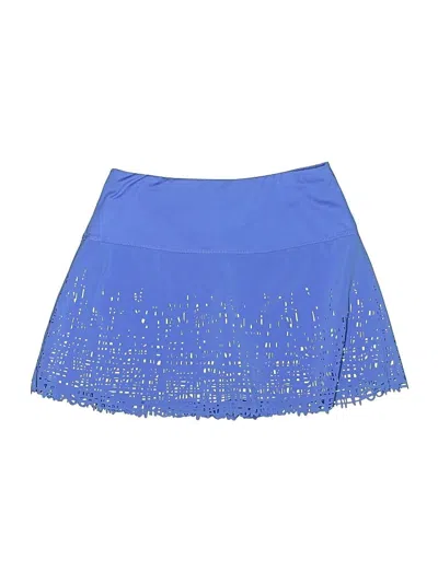 Pre-owned Lucky In Love Casual Skirt In Blue