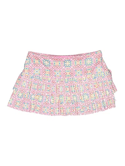 Pre-owned Lucky In Love Casual Skirt In Pink