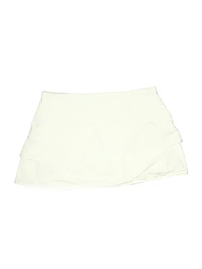 Pre-owned Lucky In Love Casual Skirt In White