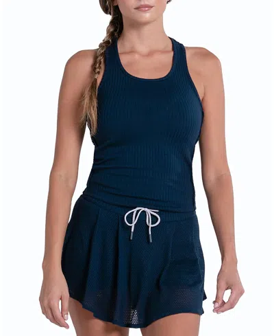 Lucky In Love Chill Play Tank In Blue