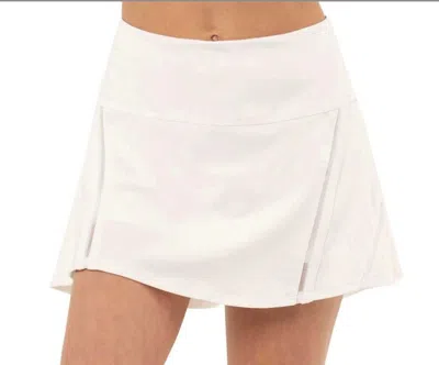 Lucky In Love Core Girls Mini Inline Skirt In White In Purple