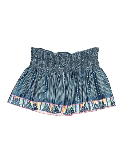 Pre-owned Lucky In Love Denim Skirt In Blue