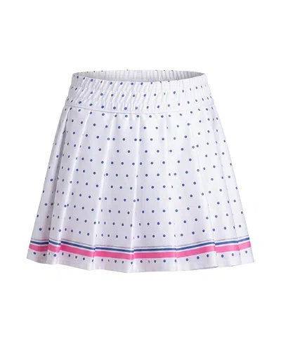Lucky In Love Girls' Bold Statement Pleat Skirt - Little Kid, Big Kid In White