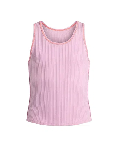 Lucky In Love Girls' Chill Day Tank Top - Little Kid, Big Kid In Pink