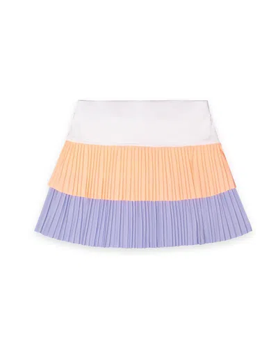 LUCKY IN LOVE LUCKY IN LOVE GIRLS' DOUBLES PLEATED SKIRT - LITTLE KID, BIG KID