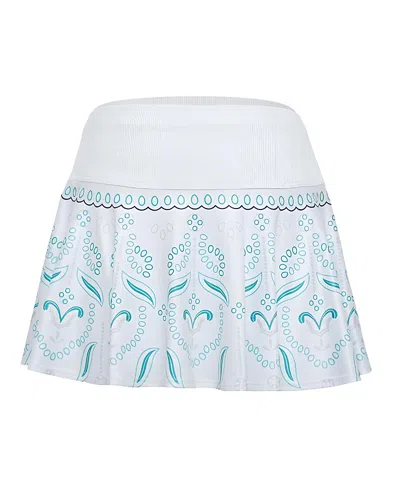 Lucky In Love Girls' Eyelet You Win Skirt - Little Kid, Big Kid In White