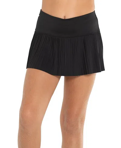 Lucky In Love Girls' Pleated Skirt - Little Kid, Big Kid In Black