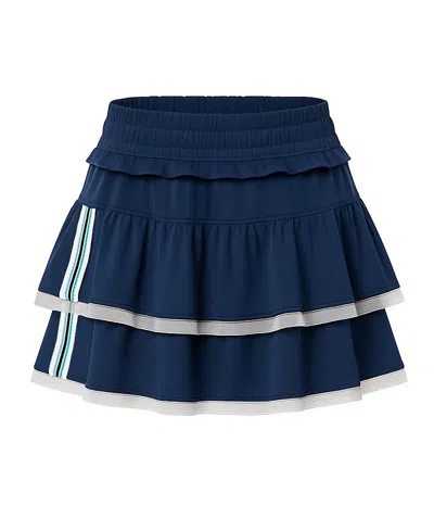 Lucky In Love Girls' Winner's Circle Skirt - Little Kid, Big Kid In Blue