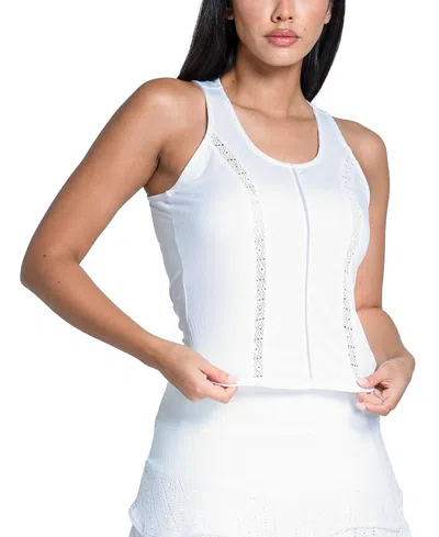 Lucky In Love Lace Corset Tank