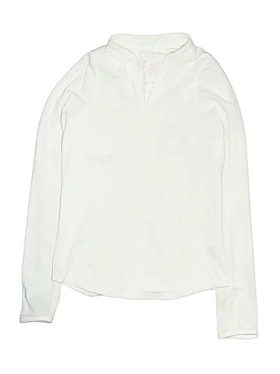 Pre-owned Lucky In Love Kids' Long Sleeve T-shirt In Ivory