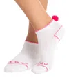 Lucky In Love Lucky Pom Low Cut Socks In White