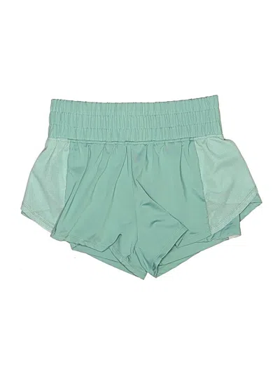 Pre-owned Lucky In Love Shorts In Green