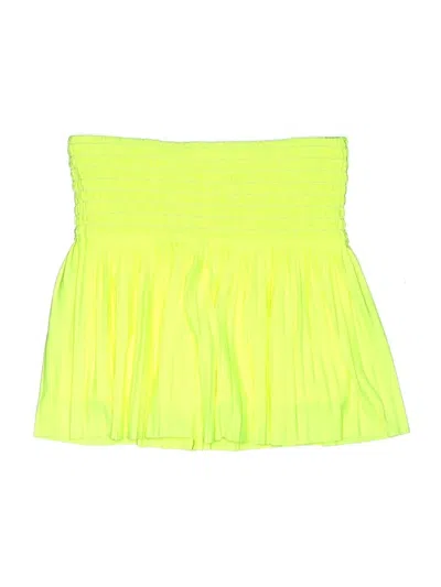 Pre-owned Lucky In Love Shorts In Yellow