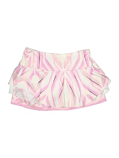 Pre-owned Lucky In Love Skort In Pink